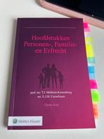 Hoofdstukken Personen-, Familie- en Erfrecht, Ophalen of Verzenden, Zo goed als nieuw