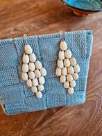 Oorbellen boho bohemian Ibiza style, Overige materialen, Hangers, Wit, Ophalen of Verzenden