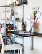 Klaptafel voor wandmontage, Ophalen, 50 tot 100 cm, 50 tot 100 cm, Zo goed als nieuw