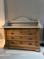 Antieke  commode ladekast dressoir badkamermeubel mamer wit, Kinderen en Baby's, Kinderkamer | Commodes en Kasten, 50 tot 70 cm