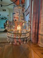 Kroontjeslamp/kroonluchter met pegels, Ophalen of Verzenden