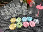 Mason Jars met Deksel - Set van 8, Ophalen, Zo goed als nieuw