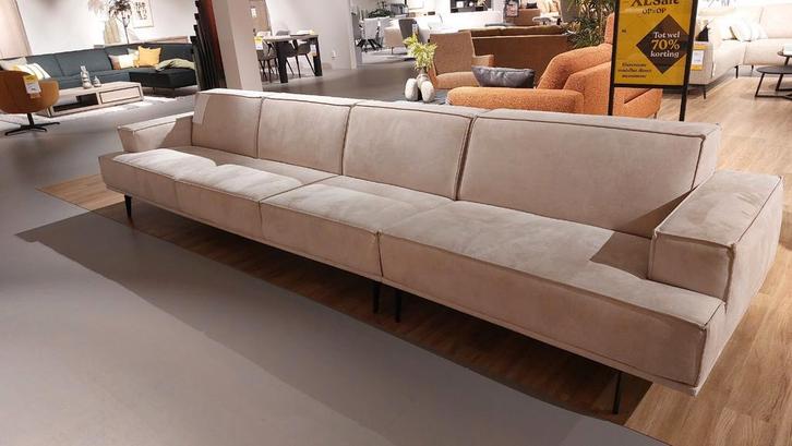 Showroommodel Enzo Luca Naso 5-zits bank, Huis en Inrichting, Banken | Bankstellen, Nieuw, 75 tot 100 cm, Ophalen