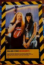 Rolling Stones No Security Promo Poster - Bridges to Babylon, Ophalen of Verzenden, Gebruikt, Rock-'n-Roll