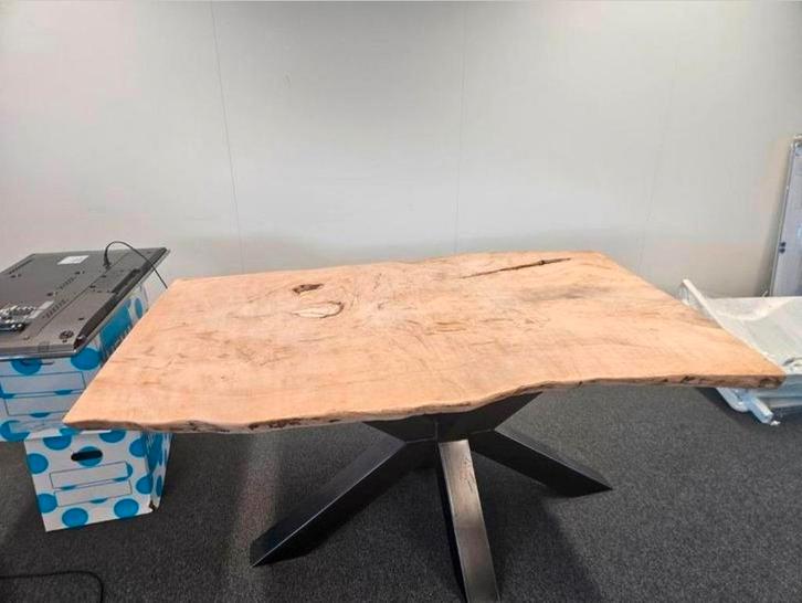 Boomstam Eettafel - 160x90 cm, Huis en Inrichting, Tafels | Eettafels, Ophalen of Verzenden