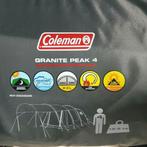 Coleman Granite Peak 4, Caravans en Kamperen, Tenten, Nieuw