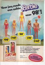 Retro reclame 1977 Mattel Barbie pop Skipper Ken ongelofelij, Overige typen, Ophalen of Verzenden