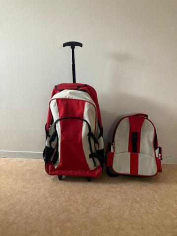 Rugzak met Trolley & Kleine Rugzak beschikbaar voor biedingen