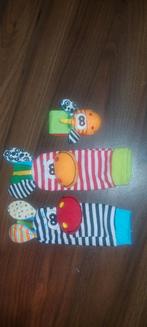 Knuffelsokjes baby rammelaar, Ophalen of Verzenden, Zo goed als nieuw, Rammelaar, Met geluid