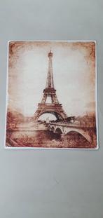 Metalen plaat wandplaat Eiffeltoren Parijs, Ophalen of Verzenden