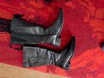 laarzen 41 Merk JJ zwart leer, Kleding | Dames, Schoenen, Ophalen of Verzenden, Zo goed als nieuw, Zwart, Hoge laarzen