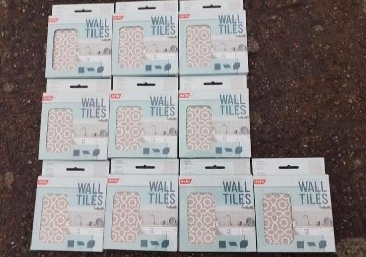 Partij d-c-fix Set van 6 Tegelstickers, Wandtegels, Doe-het-zelf en Verbouw, Tegels, Nieuw, Wandtegels, Ophalen of Verzenden