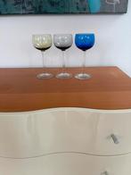 Kristalunie Carnaval Rijnwijnglazen Max Verboeket, Antiek en Kunst, Antiek | Glas en Kristal, Ophalen of Verzenden