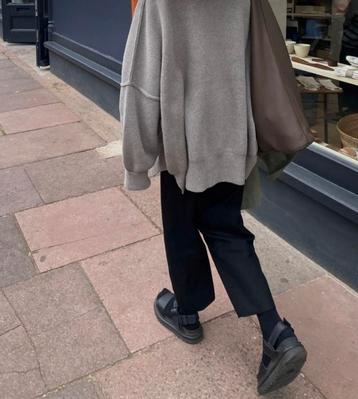 Zara zwarte culotte broek met hoge taille, pantalon wijd, S beschikbaar voor biedingen