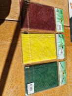 Driekleurig spinneweb knutselmateriaal, Ophalen