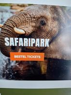 4 tickets safari Beekse Bergen, Tickets en Kaartjes, Eén persoon, Ticket of Toegangskaart