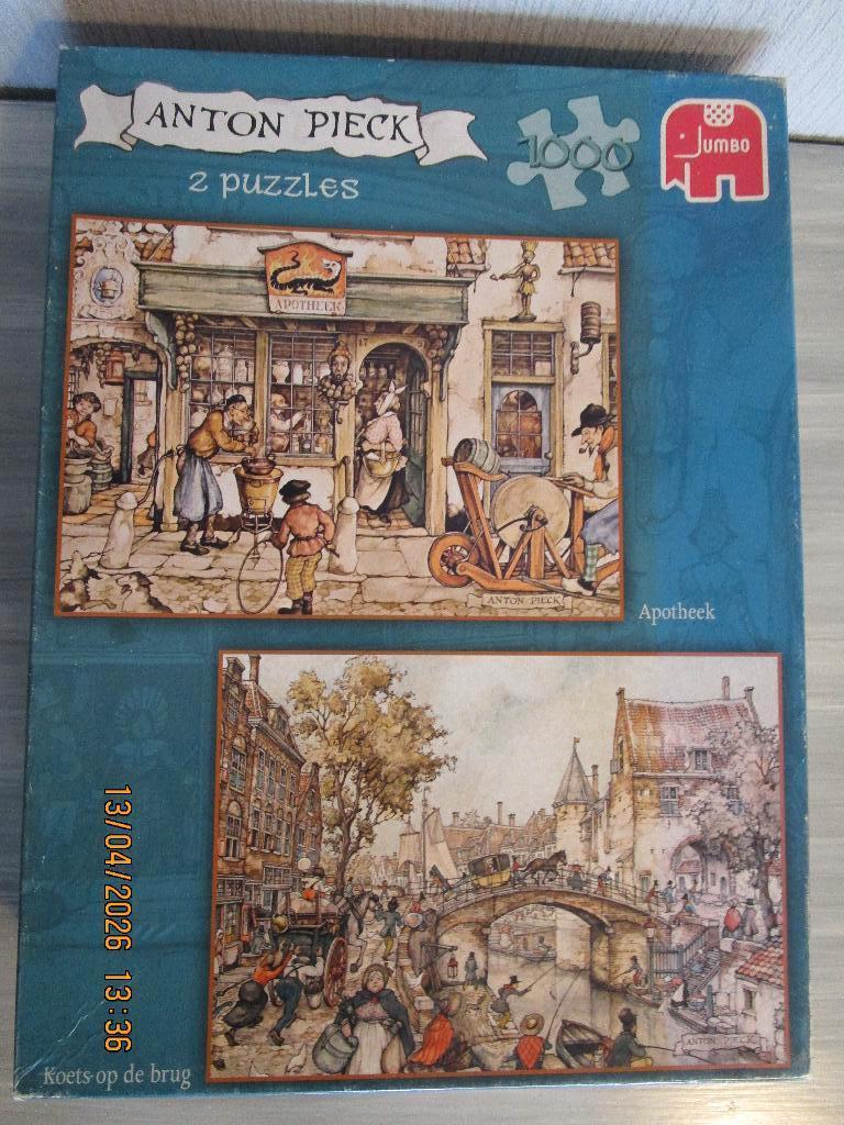 te Koop Anton Pieck puzzel., Ophalen, 500 t/m 1500 stukjes, Zo goed als nieuw