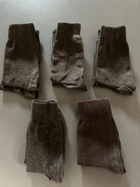 5 paar bruine sokken maat 43-46 (pakket 8), Kleding | Heren, Sokken en Kousen, Hema, Bruin, Verzenden, Maat 43 t/m 46