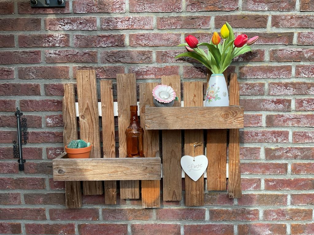 Wand tuindecoratie, hout., Ophalen, Gebruikt