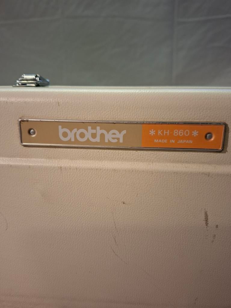 Brother KH-860 Breimachine - Made in Japan, Ophalen of Verzenden, Gebruikt, Lockmachine, Brother