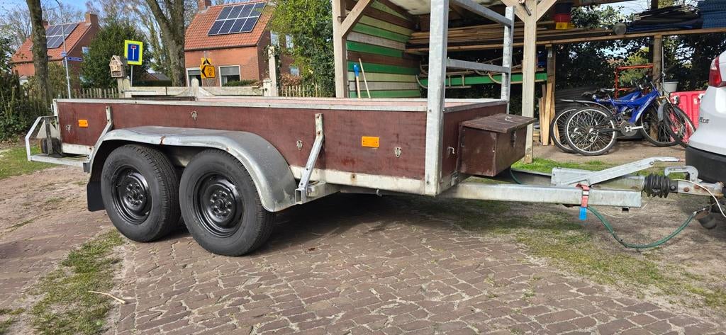 Mooie degelijke aanhanger, bakmaat 300cm x 130cm, Ophalen of Verzenden