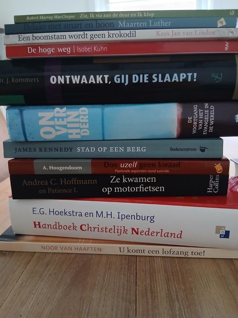 Partij boeken theologie. Spurgeon, Luther, Westerink, etc., Ophalen of Verzenden, Gelezen
