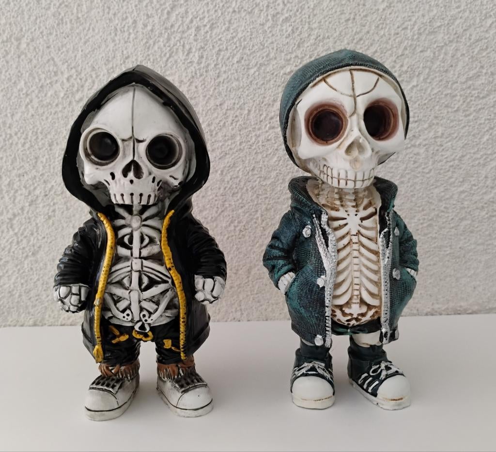 Set van 2 Skelet Poppetjes - 1, Ophalen of Verzenden, Zo goed als nieuw