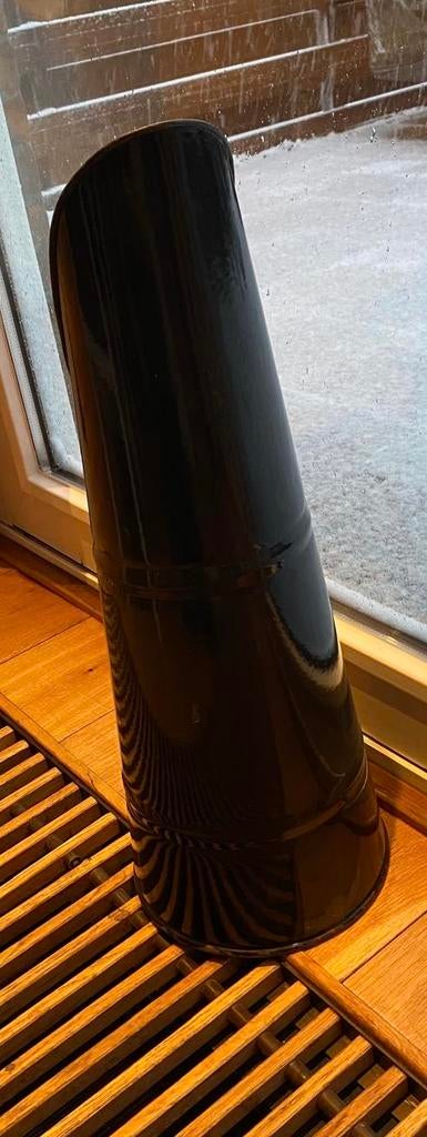 Vintage zwarte kolenkit, emaille, Antiek en Kunst, Antiek | Emaille, Ophalen of Verzenden