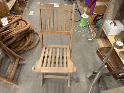 Houten klapstoel, Watersport en Boten, Bootonderdelen, Gebruikt