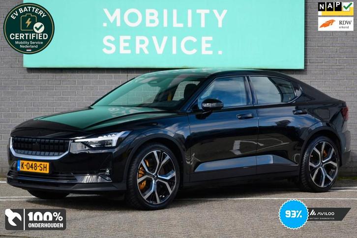 Polestar 2 Long Range Dual Motor Launch Edition 78kWh SOH93%, Auto's, Polestar, Bedrijf, Te koop, Polestar 2, 360° camera, 4x4