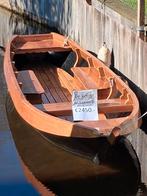 Giethoornse polyester punter met nieuwe eiken betimmering, Ophalen, Polyester, Benzine, Tot 6 meter
