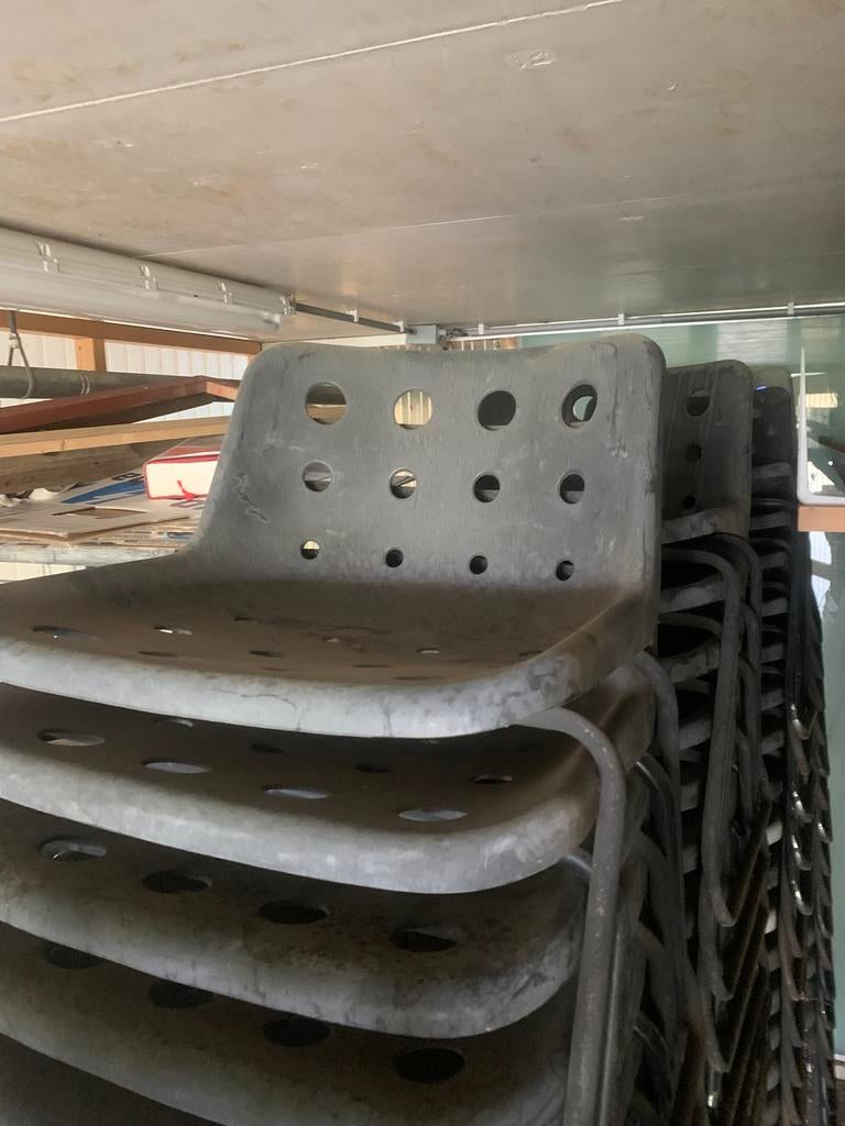 Robin Day hille stoelen  partij 85 stuks, Ophalen of Verzenden, Gebruikt, Bruin, Vijf, Zes of meer stoelen