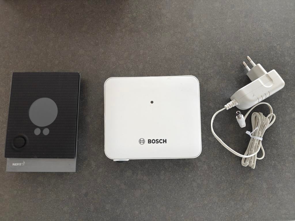 Nefit ModuLine Easy thermostaat + EasyControl Adapter Bosch, Doe-het-zelf en Verbouw, Thermostaten, Ophalen of Verzenden, Slimme thermostaat