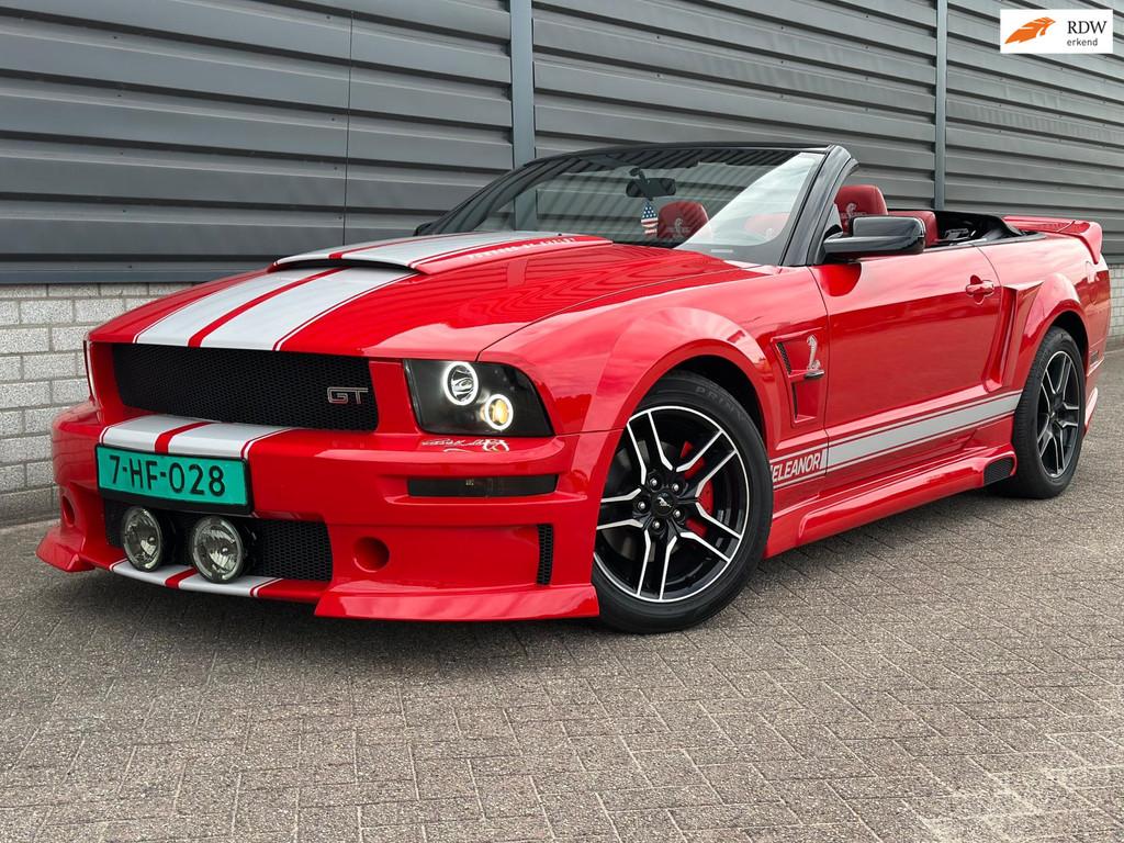 Ford USA Mustang 4.6 V8 GT ELEANOR CABRIO 48.000KM TOPSTAAT!, Auto's, Automaat, Gebruikt, 8 cilinders, Cabriolet