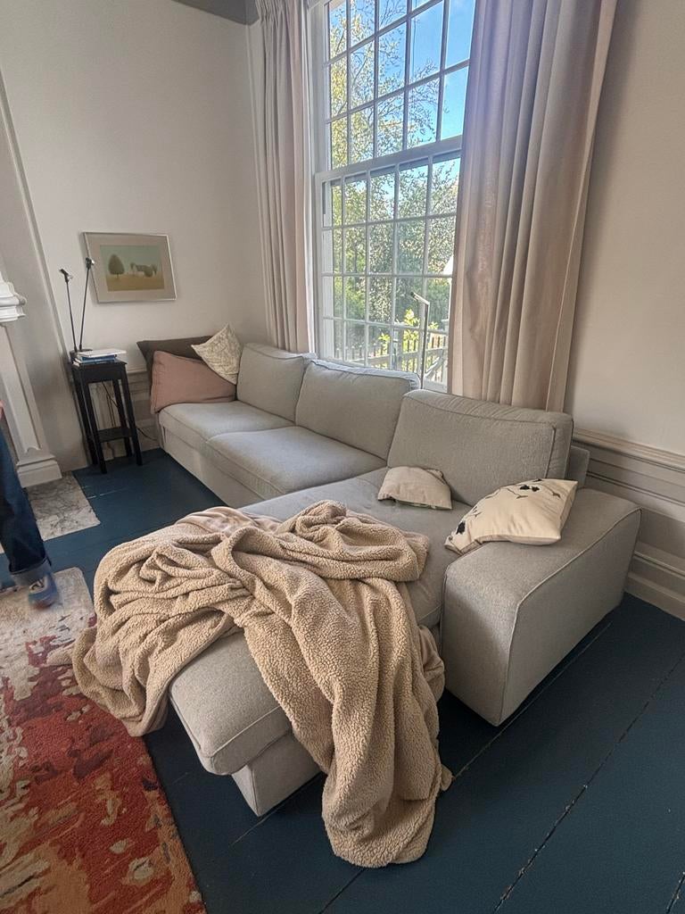 IKEA Kivik 4-zits bank met chaise longue, Huis en Inrichting, Banken | Bankstellen, Ophalen, Gebruikt, Hoekbank, IKEA KIVIK