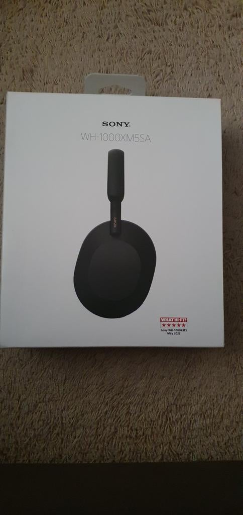 SONY WH-1000XM5SA Koptelefoon - Nieuw in doos!, Ophalen, Nieuw, Over oor (circumaural), Draadloos
