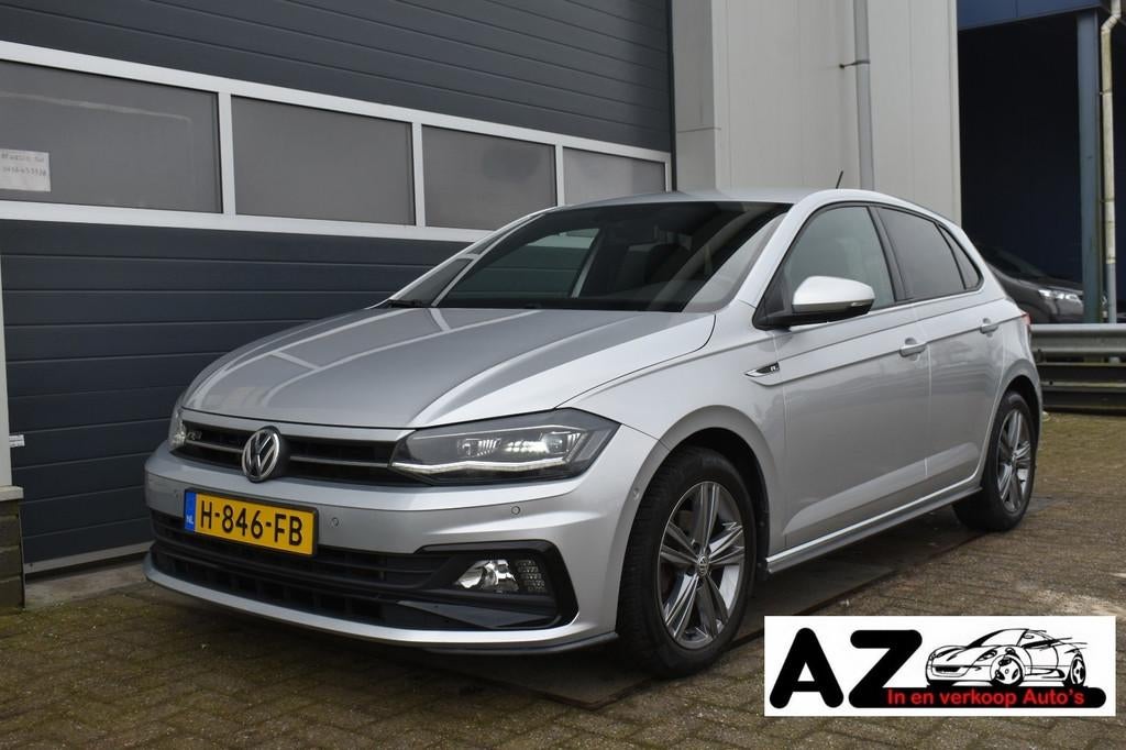 Volkswagen Polo 1.0 TSI Highline R-Line Automaat leer !, Auto's, Volkswagen, Gebruikt, Euro 6, 1095 kg, 116 pk