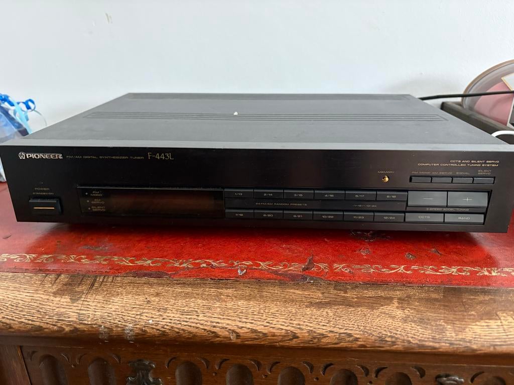 Pioneer F-443L FM/AM Digitale Synthesizer Tuner, Ophalen of Verzenden, Gebruikt