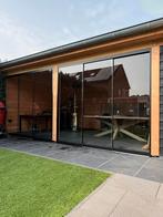 Glazen schuifwanden incl. Montage️, Tuin en Terras, Overkappingen, Ophalen, Nieuw, Veranda