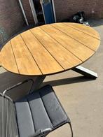 Tuintafel met 6 stoelen, Tuin en Terras, Tuinsets en Loungesets, Ophalen, Zo goed als nieuw
