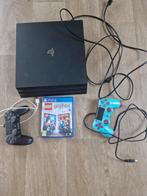Playstation 4 met 2 controllers en game, Ophalen of Verzenden, Zo goed als nieuw, Met 2 controllers, Original
