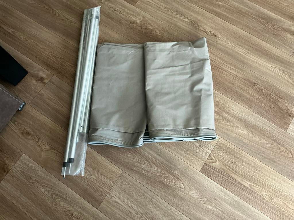 Schuifluifel voor caravan  doek lengte 5,60 bij 2 meter, Ophalen of Verzenden, Zo goed als nieuw, Ten Cate All Season 240g/m2