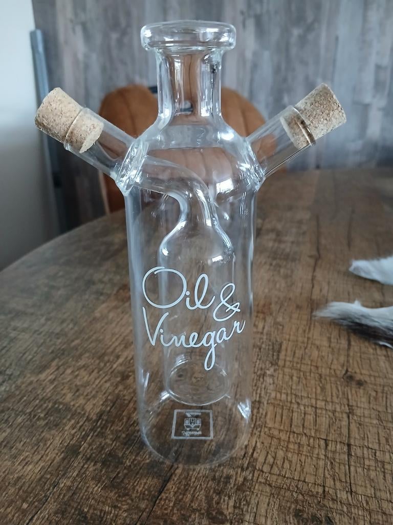 Olie & Azijn Fles Riviera maison, Ophalen of Verzenden, Zo goed als nieuw, Overige merken, Glas