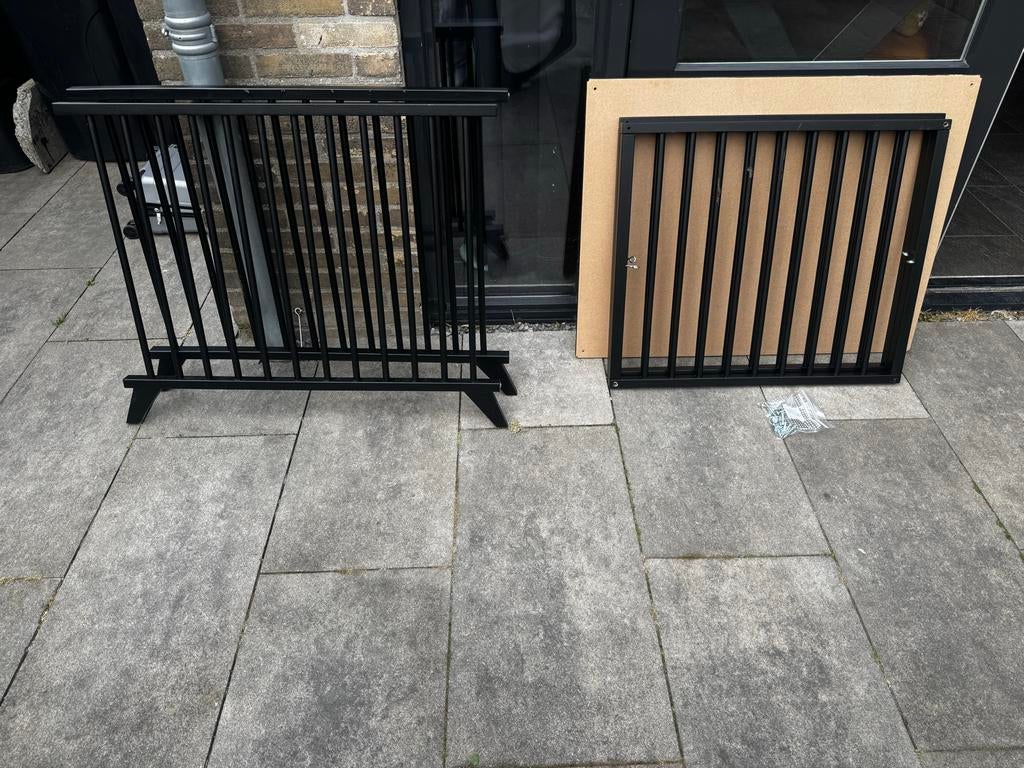 Bopita box zwart, in hoogte verstelbaar, Kinderen en Baby's, Boxen, Ophalen, Gebruikt, Vierkant, In hoogte verstelbaar