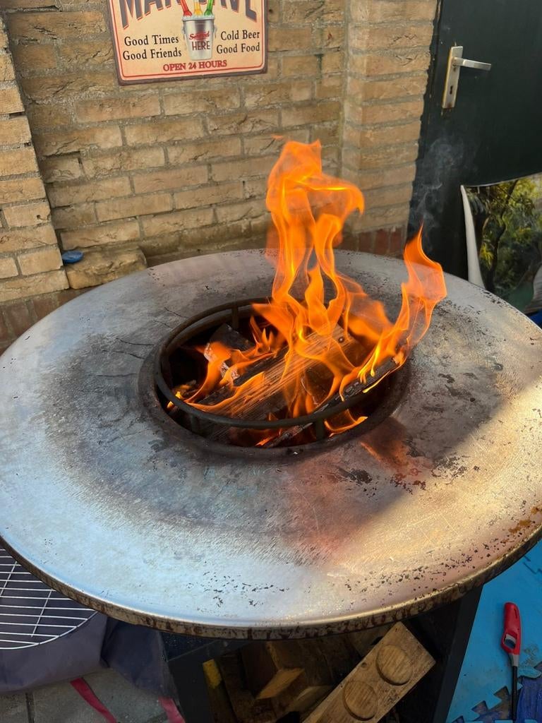 BBQ en vuurschaal in 1, Ophalen, Gebruikt