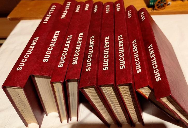 SUCCULENTA - CACTUS TIJDSCHRIFTEN GEBONDEN, Boeken, Hobby en Vrije tijd, Gelezen, Overige onderwerpen, Ophalen of Verzenden