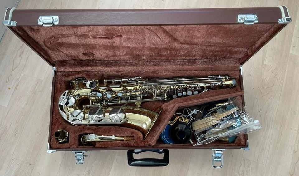 Alt saxofoon Yamaha YAS-25, Ophalen of Verzenden, Zo goed als nieuw, Alt