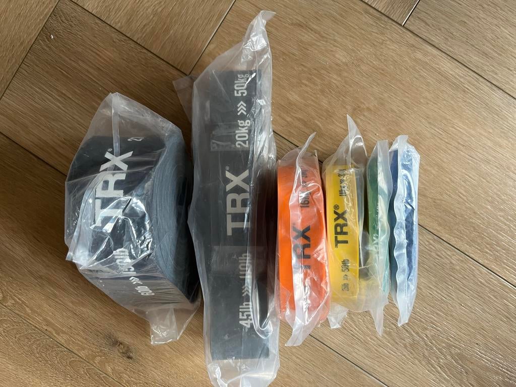 Nieuwe TRX resistance bands set - Diverse sterktes, Sport en Fitness, Fitnessmaterialen, Ophalen, Nieuw, Armen, Weerstandband