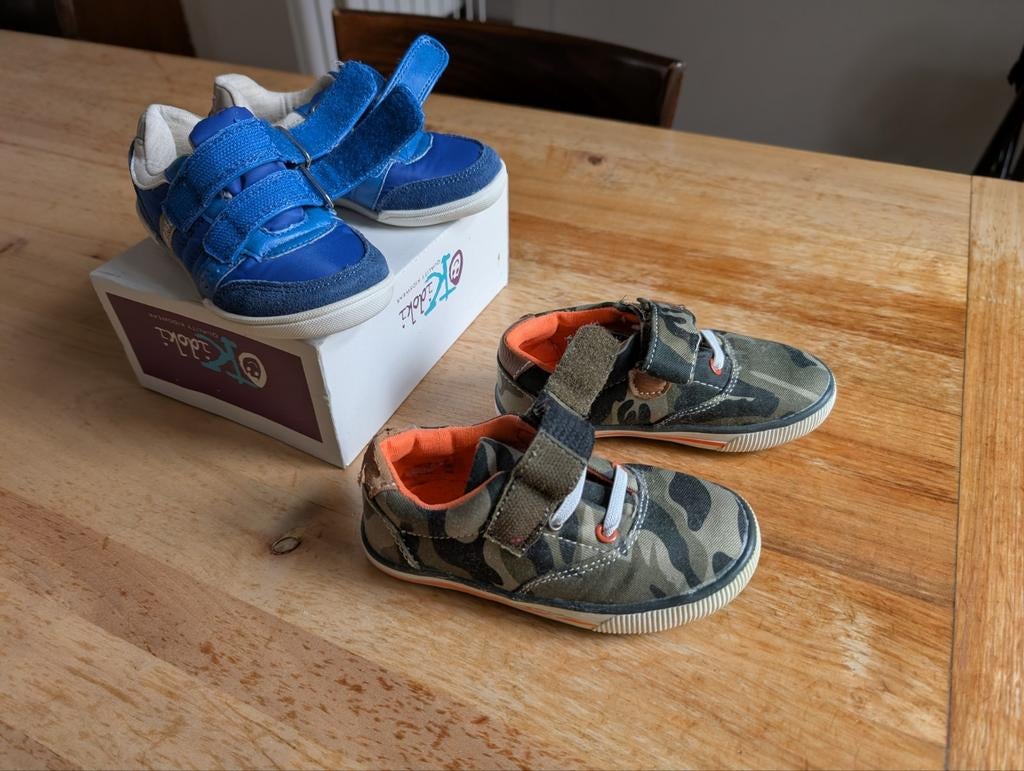 2 paar kinderschoenen, maat 24, Kinderen en Baby's, Kinderkleding | Schoenen en Sokken, Ophalen of Verzenden, Gebruikt, Jongen
