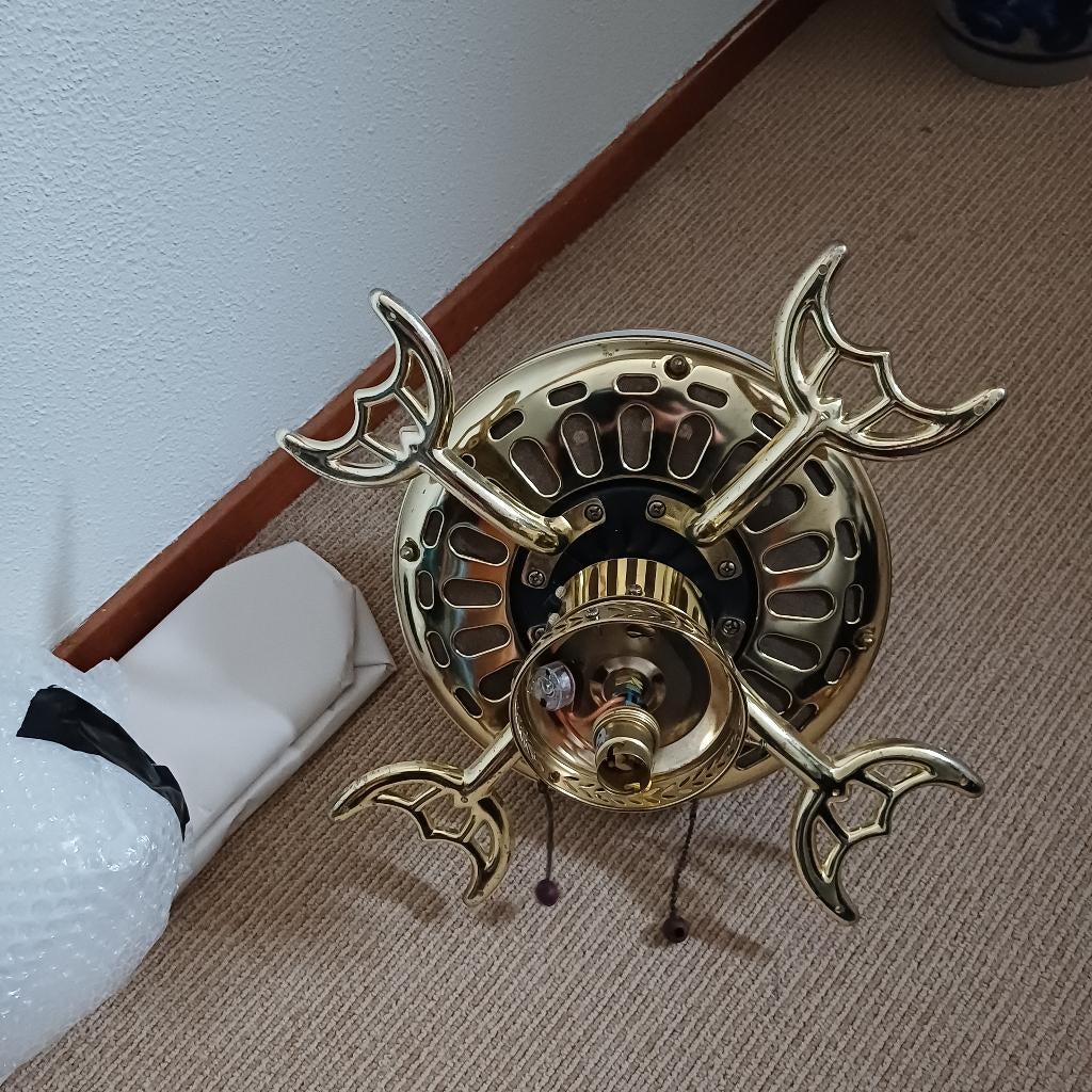 Plafond ventilator met lamp, Ophalen, Zo goed als nieuw, Plafondventilator